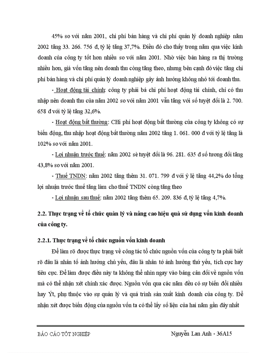 image for page Vốn kinh doanh và những biện pháp nâng cao hiệu quả sử dụng vốn kinh doanh ở Công ty vật liệu và công nghệ 1