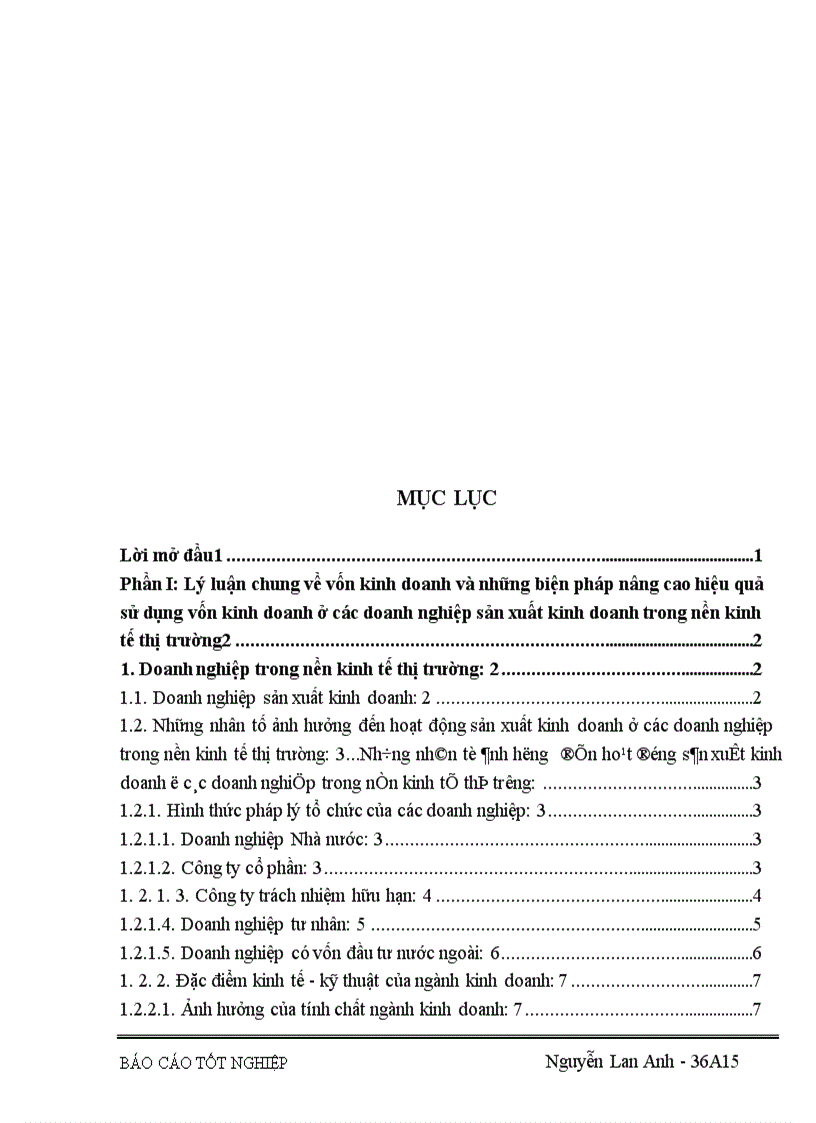image for page Vốn kinh doanh và những biện pháp nâng cao hiệu quả sử dụng vốn kinh doanh ở Công ty vật liệu và công nghệ 1