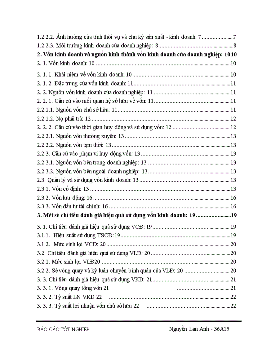 image for page Vốn kinh doanh và những biện pháp nâng cao hiệu quả sử dụng vốn kinh doanh ở Công ty vật liệu và công nghệ 1