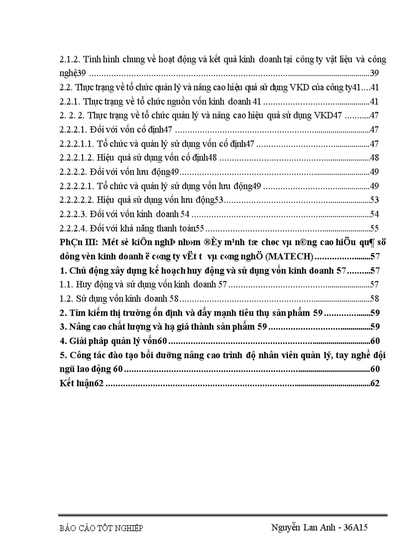 image for page Vốn kinh doanh và những biện pháp nâng cao hiệu quả sử dụng vốn kinh doanh ở Công ty vật liệu và công nghệ 1