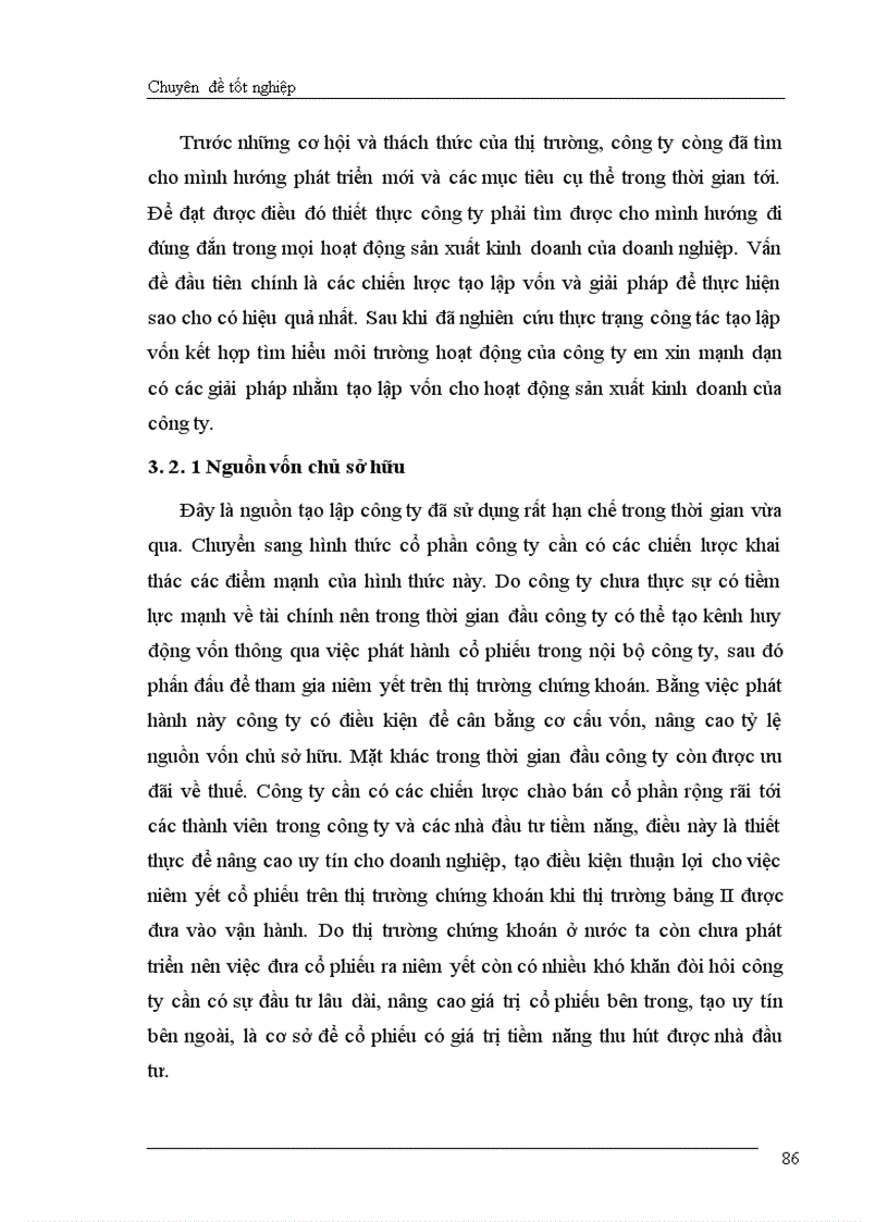 image for page Giải pháp chủ yếu tạo lập vốn cho hoạt động sản xuất kinh doanh ở Công ty cổ phần May Thăng Long