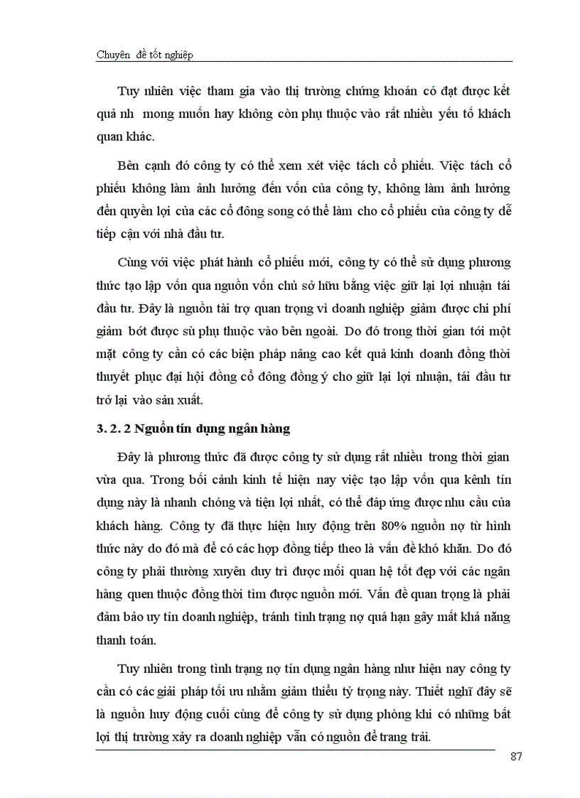 image for page Giải pháp chủ yếu tạo lập vốn cho hoạt động sản xuất kinh doanh ở Công ty cổ phần May Thăng Long