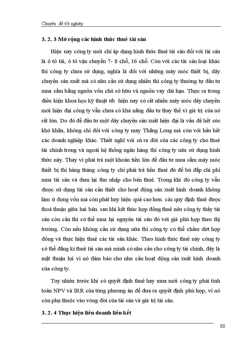 image for page Giải pháp chủ yếu tạo lập vốn cho hoạt động sản xuất kinh doanh ở Công ty cổ phần May Thăng Long