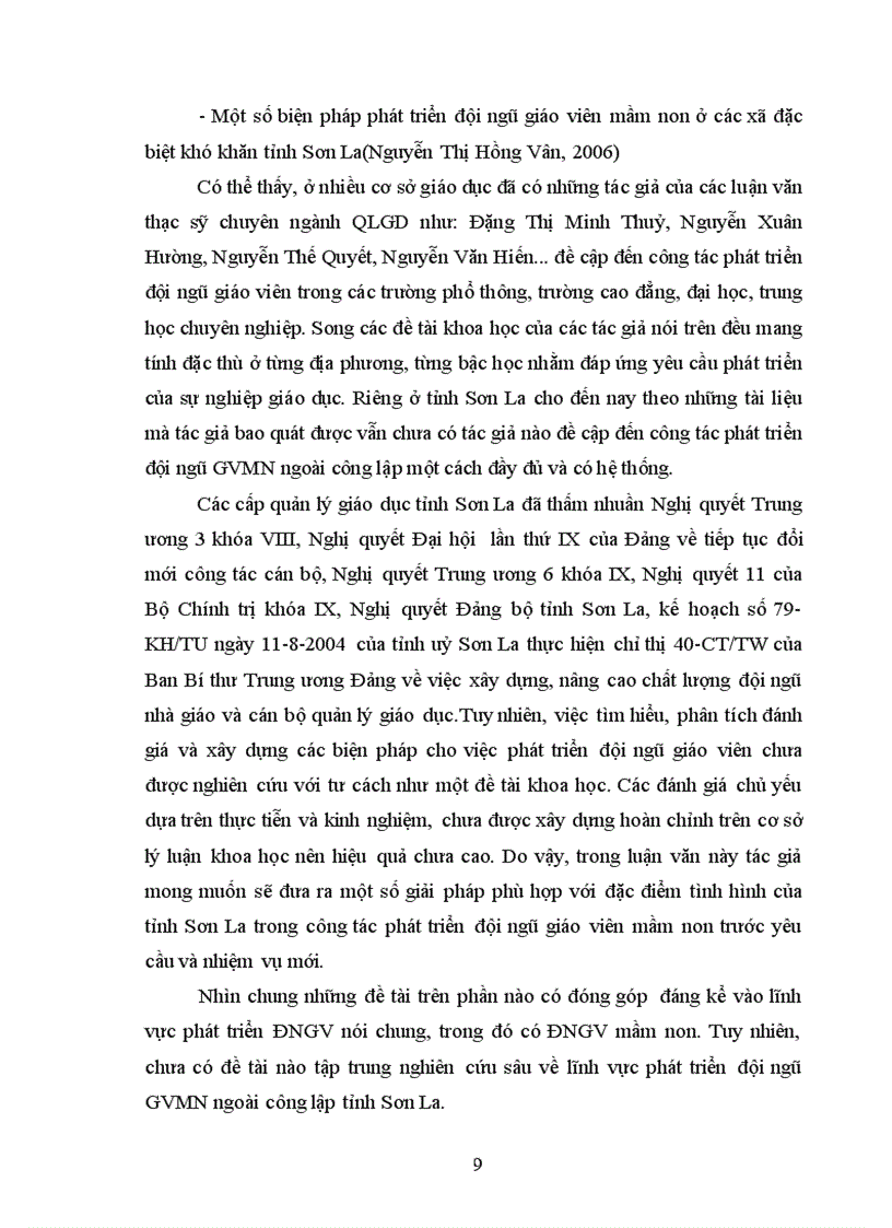 image for page Biện pháp phát triển đội ngũ giáo viên các trường mầm non ngoài công lập tỉnh Sơn La 1