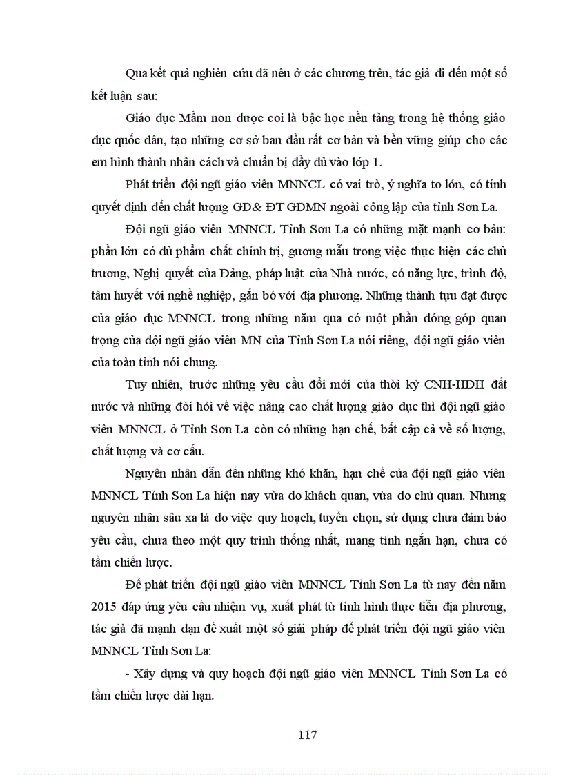 image for page Biện pháp phát triển đội ngũ giáo viên các trường mầm non ngoài công lập tỉnh Sơn La 1