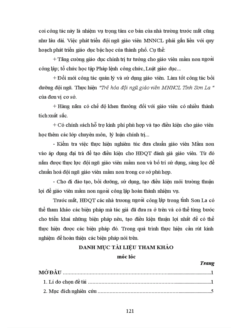 image for page Biện pháp phát triển đội ngũ giáo viên các trường mầm non ngoài công lập tỉnh Sơn La 1