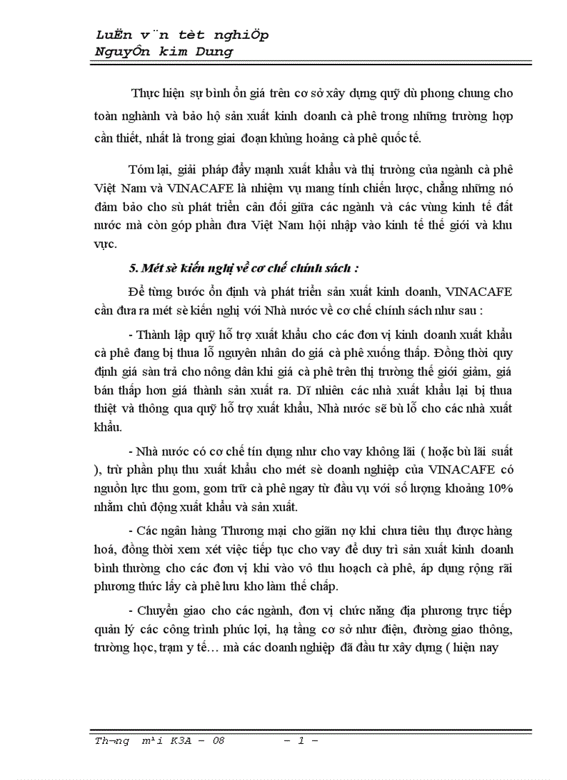 image for page Thực trạng và những giải pháp góp phần thúc đẩy hoạt động xuất khẩu của tổng công ty trong thời gian tới 1