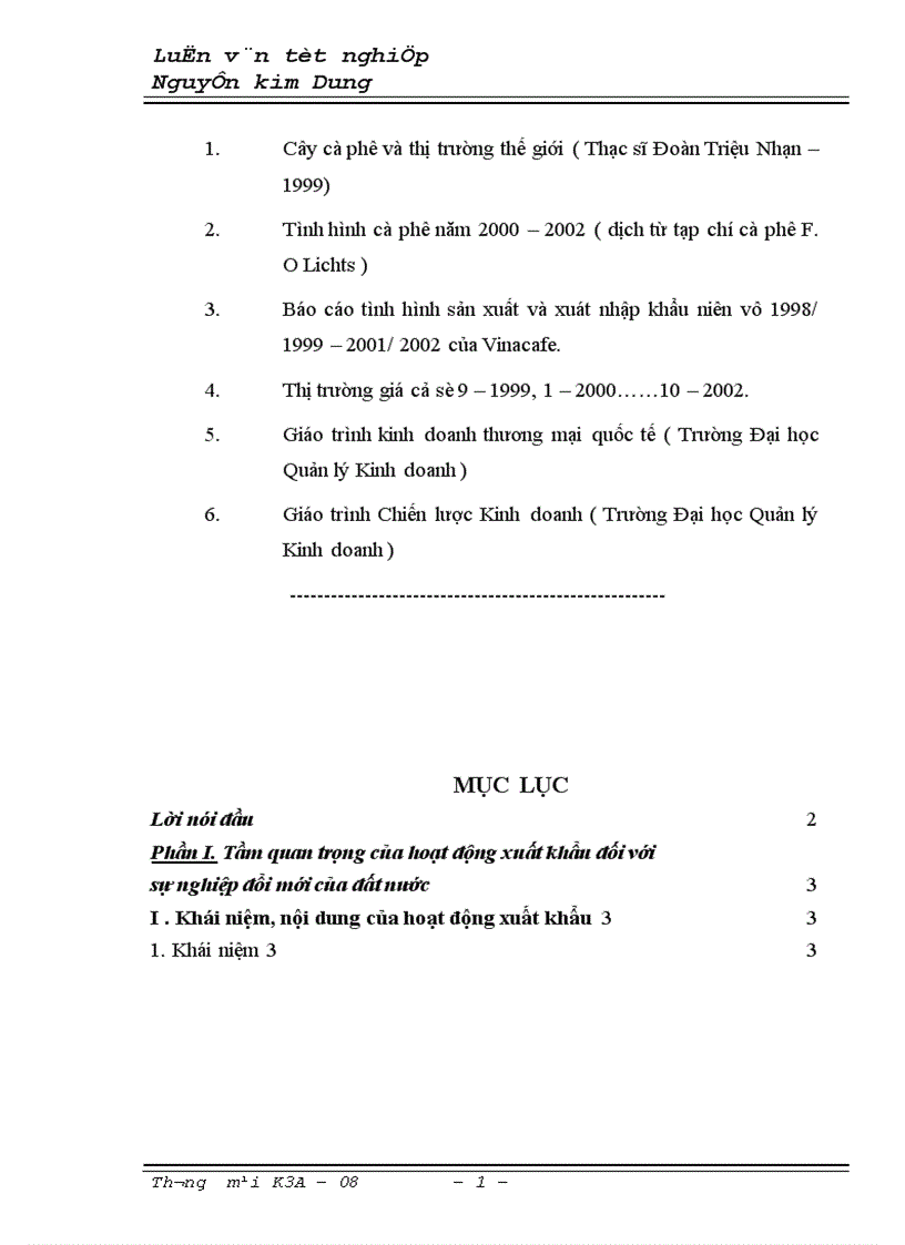 image for page Thực trạng và những giải pháp góp phần thúc đẩy hoạt động xuất khẩu của tổng công ty trong thời gian tới 1