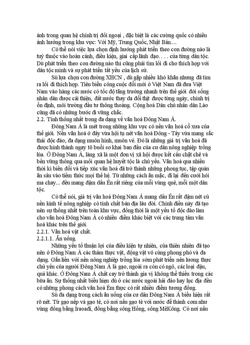 image for page Tính thống nhất trong đa dạng của các quốc gia Đông Nam á về chính trị văn hoá kinh tế