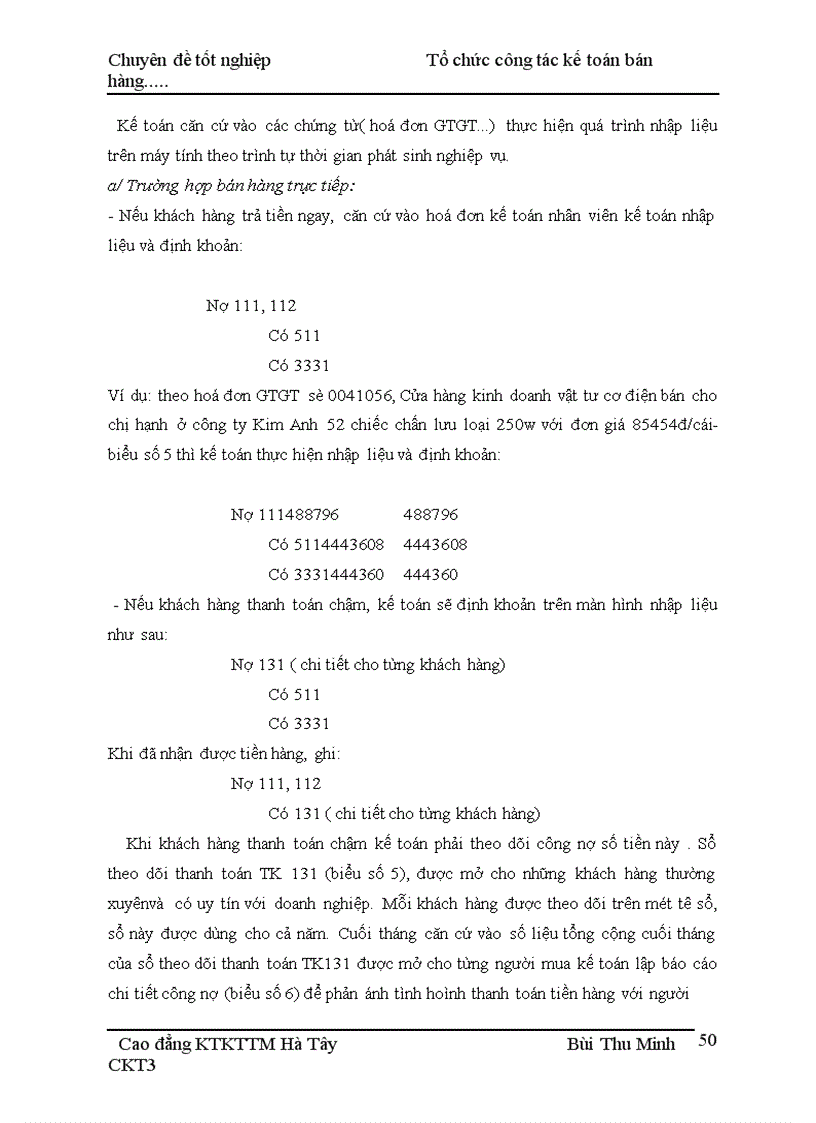 image for page Tổ chức kế toán bán hàng và xác định kết quả bán hàng tại Cửa hàng kinh doanh chiếu sáng đóng ngắt thuộc công ty vật liệu điện và dụng cụ cơ khí 1