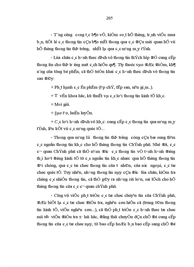 image for page Thông tin kinh tế trong sự phát triển kinh tế thị trường nước ta hiện nay