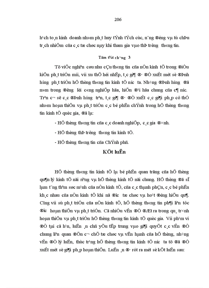 image for page Thông tin kinh tế trong sự phát triển kinh tế thị trường nước ta hiện nay