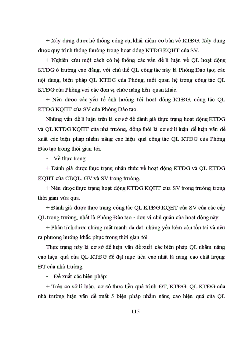 image for page Biện pháp quản lí của Phòng Đào tạo về hoạt động kiểm tra đánh giá kết quả học tập của sinh viên ở Trường Cao đẳng Sơn La