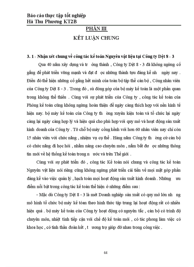 image for page Tổ chức kế toán Nguyên vật liệu tại Công ty Dệt 8 3 1