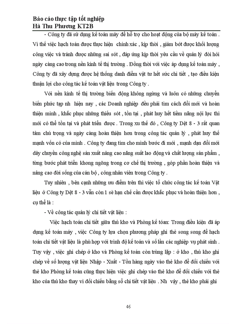 image for page Tổ chức kế toán Nguyên vật liệu tại Công ty Dệt 8 3 1