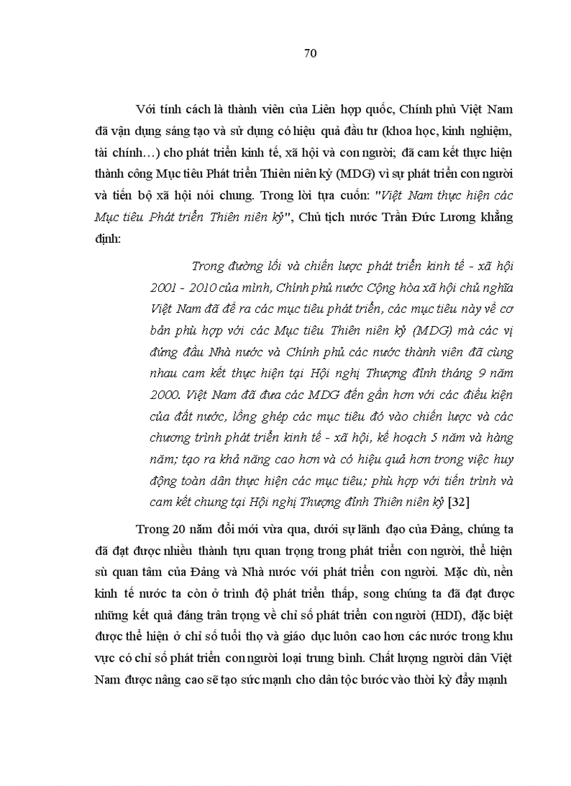 image for page Một số quan điểm cơ bản về phát triển con người và thực trạng của việc phát triển con người ở Việt Nam hiện nay 1
