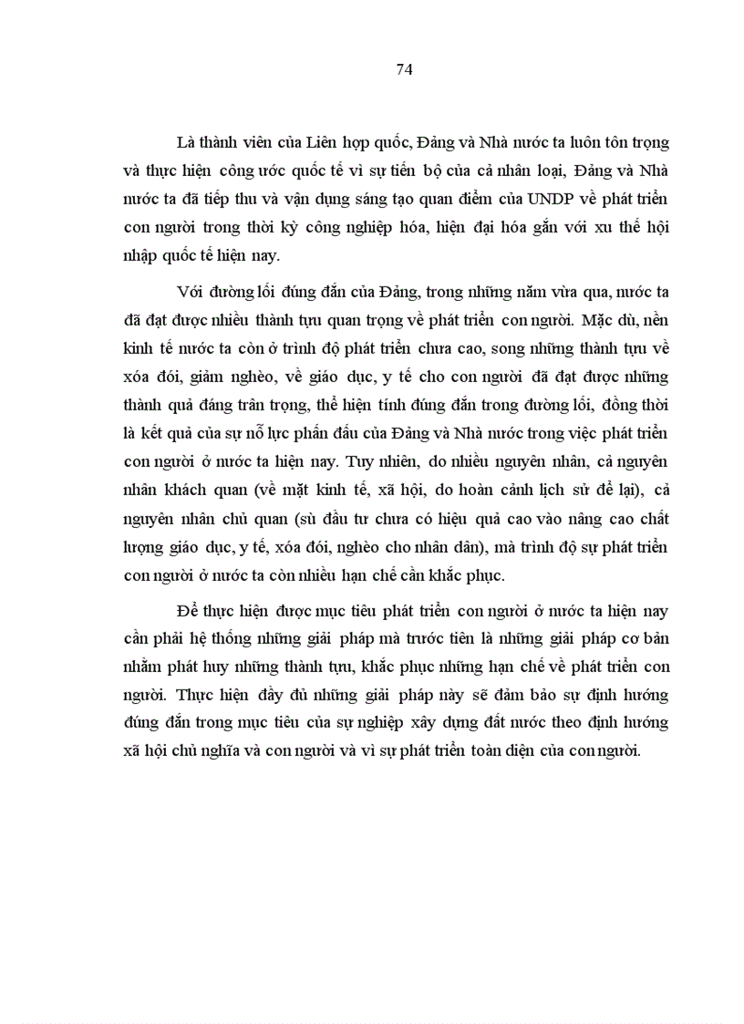 image for page Một số quan điểm cơ bản về phát triển con người và thực trạng của việc phát triển con người ở Việt Nam hiện nay 1