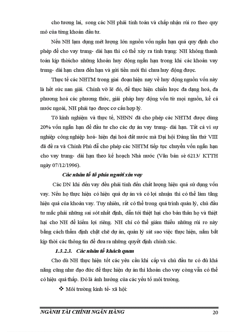 image for page Giải pháp nâng cao hiệu quả tín dụng trung dài hạn tại Ngân Hàng đầu tư và phát triển việt nam 1