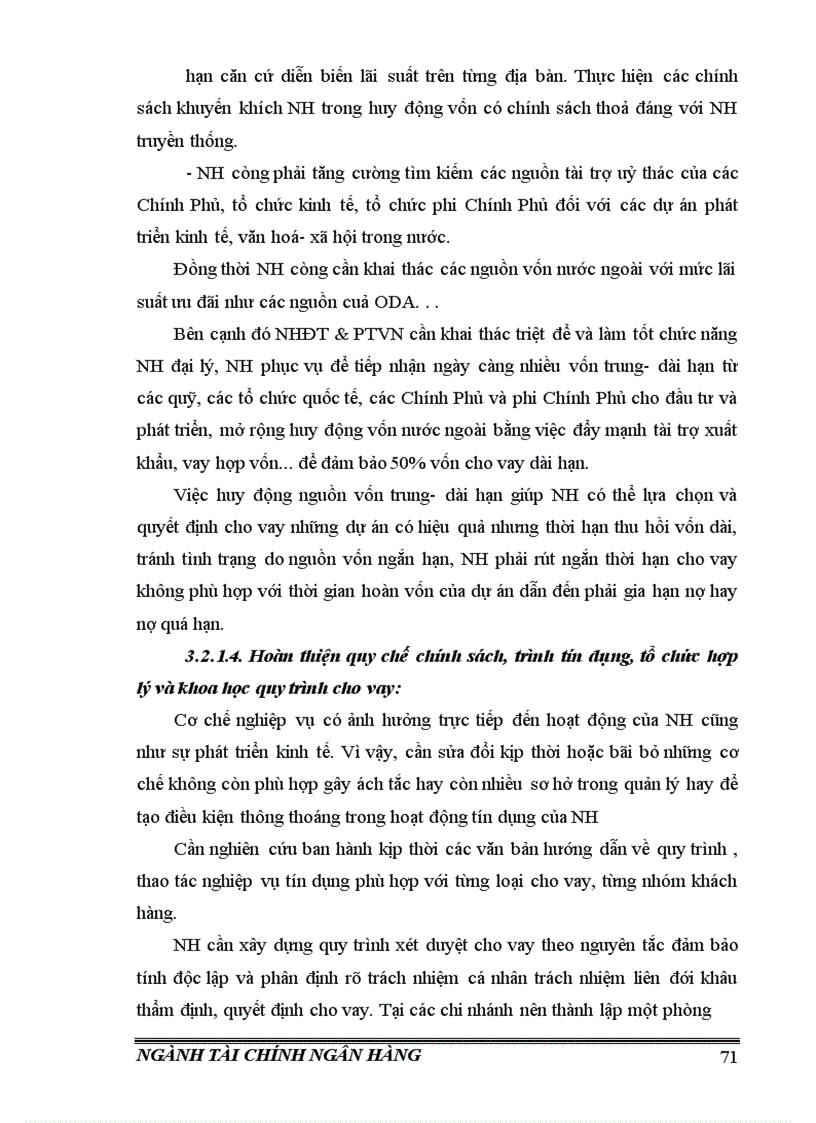 image for page Giải pháp nâng cao hiệu quả tín dụng trung dài hạn tại Ngân Hàng đầu tư và phát triển việt nam 1