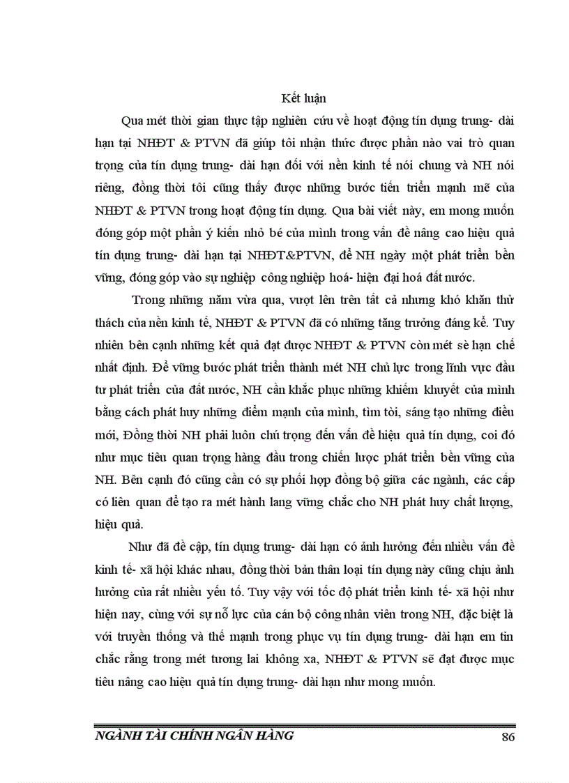 image for page Giải pháp nâng cao hiệu quả tín dụng trung dài hạn tại Ngân Hàng đầu tư và phát triển việt nam 1