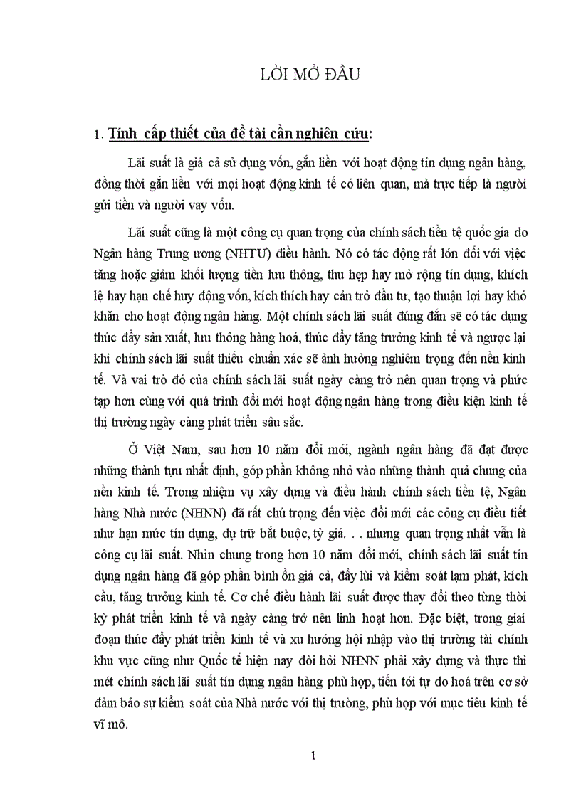 image for page tìm hiểu chính sách lãi suất tín dụng trong giai đoạn đổi mới nền kinh tế 1
