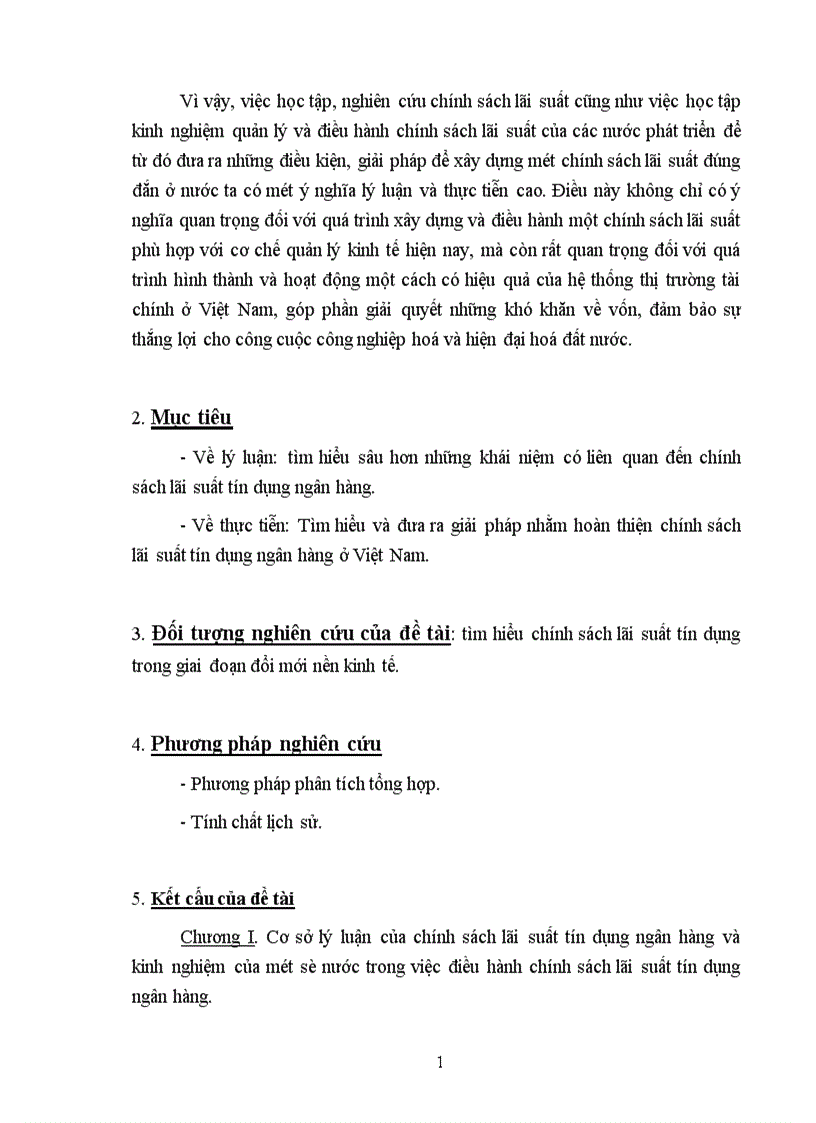 image for page tìm hiểu chính sách lãi suất tín dụng trong giai đoạn đổi mới nền kinh tế 1