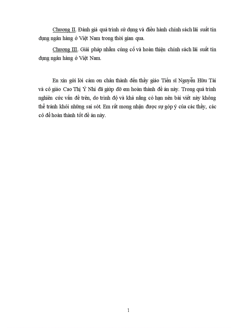 image for page tìm hiểu chính sách lãi suất tín dụng trong giai đoạn đổi mới nền kinh tế 1