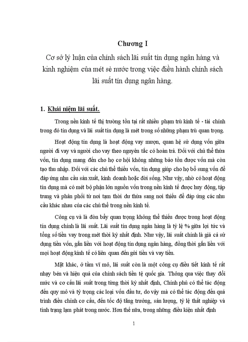 image for page tìm hiểu chính sách lãi suất tín dụng trong giai đoạn đổi mới nền kinh tế 1