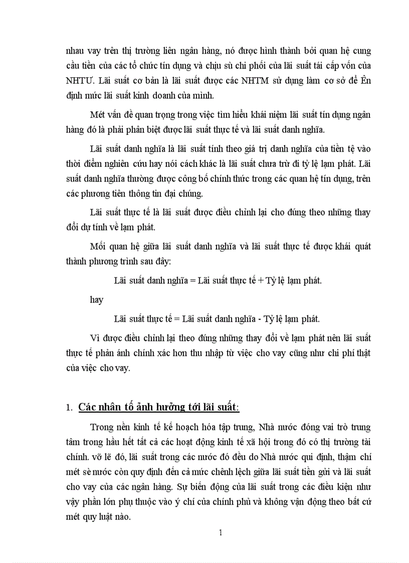 image for page tìm hiểu chính sách lãi suất tín dụng trong giai đoạn đổi mới nền kinh tế 1