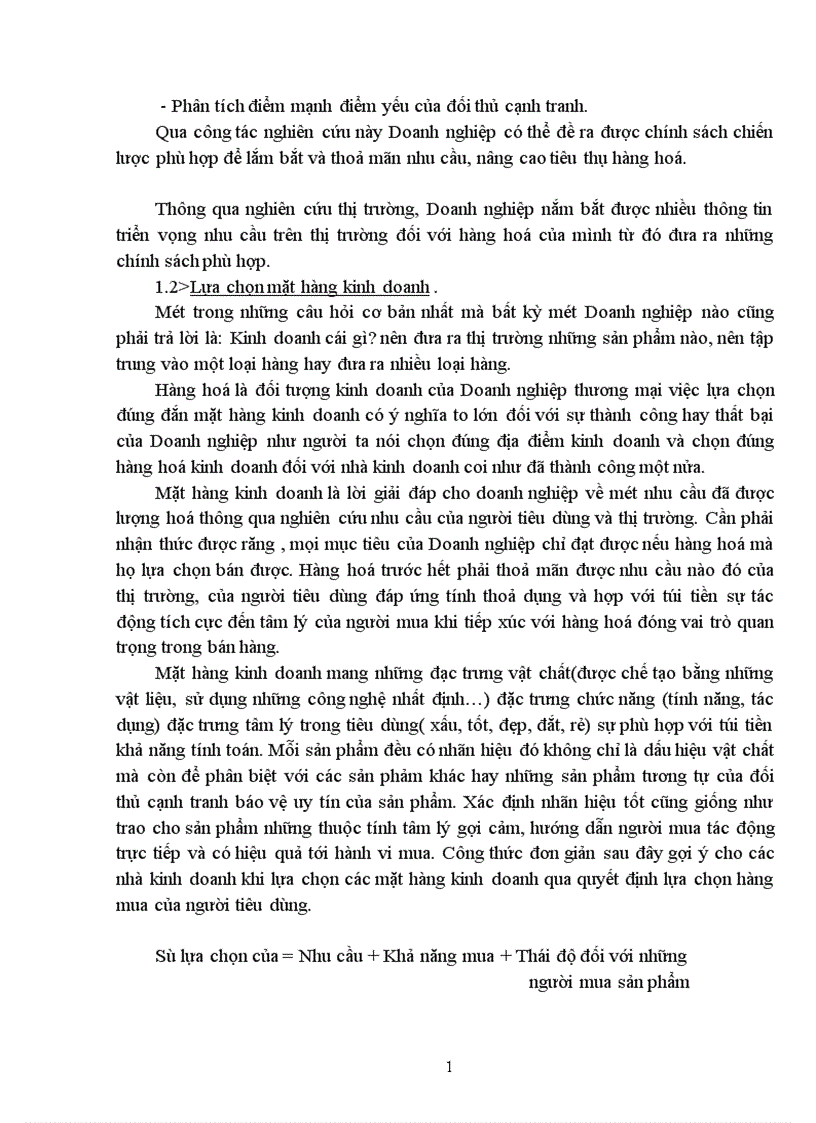 image for page Đẩy mạnh tiêu thụ hàng hoá tại Công ty thương mại tổng hợp tỉnh Nam Định 1