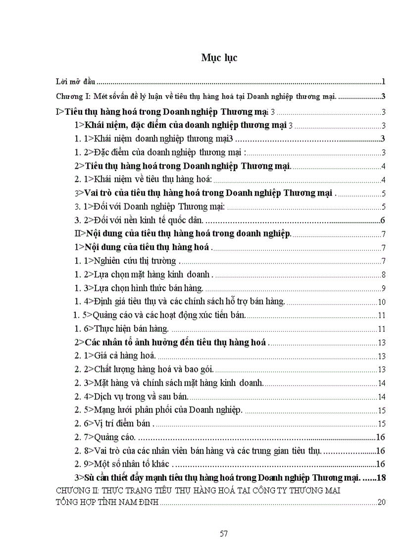 image for page Đẩy mạnh tiêu thụ hàng hoá tại Công ty thương mại tổng hợp tỉnh Nam Định 1