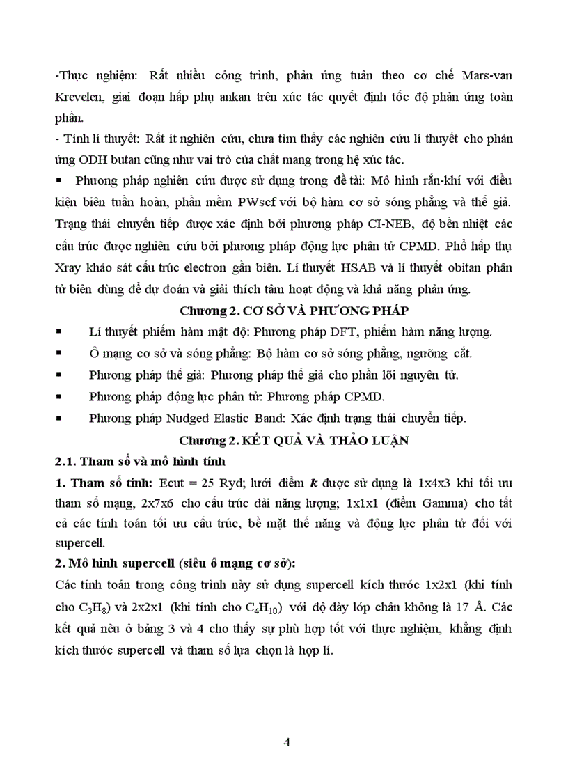 image for page Nghiên cứu lí thuyết phản ứng oxi đề hiđro hóa ankan nhẹ trên xúc tác V2O5 bằng phương pháp phiếm hàm mật độ