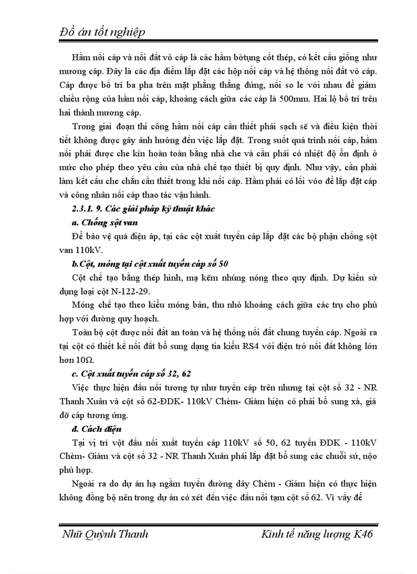 image for page Hạ ngầm tuyến đường dây 110kV di chuyển đường cáp 22kV trạm biến áp 110kV Thanh Xuân