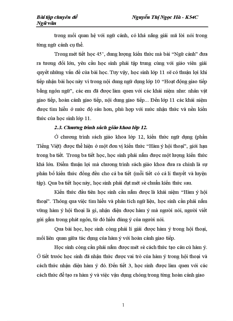 image for page Xây dựng câu hỏi trắc nghiệm và nâng cao cho bài Ngữ cảnh