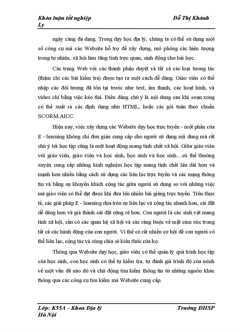 image for page Xây dựng website địa lý ninh bình phục vụ giảng dạy địa lý địa phương bằng phần mềm ms frontpage