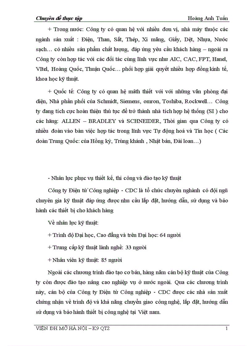 image for page Một số giải pháp để áp dụng hoạt động Marketing Mix tại Công ty Điện tử Công nghiệp CDC 1