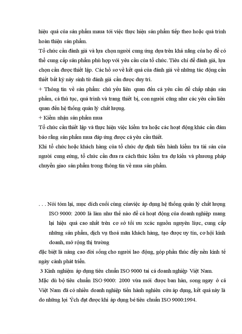 image for page Một số nhân tố tạo điều kiện thuận lợi áp dụng thành công hệ thống quản lý chất lượng theo tiêu chuẩnQuốc tế ISO9001 2000 ở công ty Xăng Dầu Hàng Không Tạo điều kiện thuận lợi áp dụng thành công hệ thống quản lý chất lượng theo tiêu chuẩn Quốc tế ISO9001 2000 ở công ty Xăng Dầu Hàng Không Phần 1