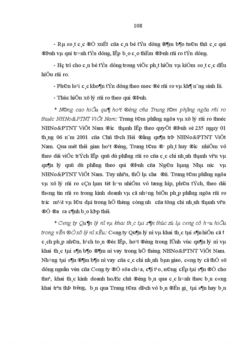 image for page Quản lý rủi ro tín dụng trong hoạt động kinh doanh của NHNo PTNT Quảng Nam