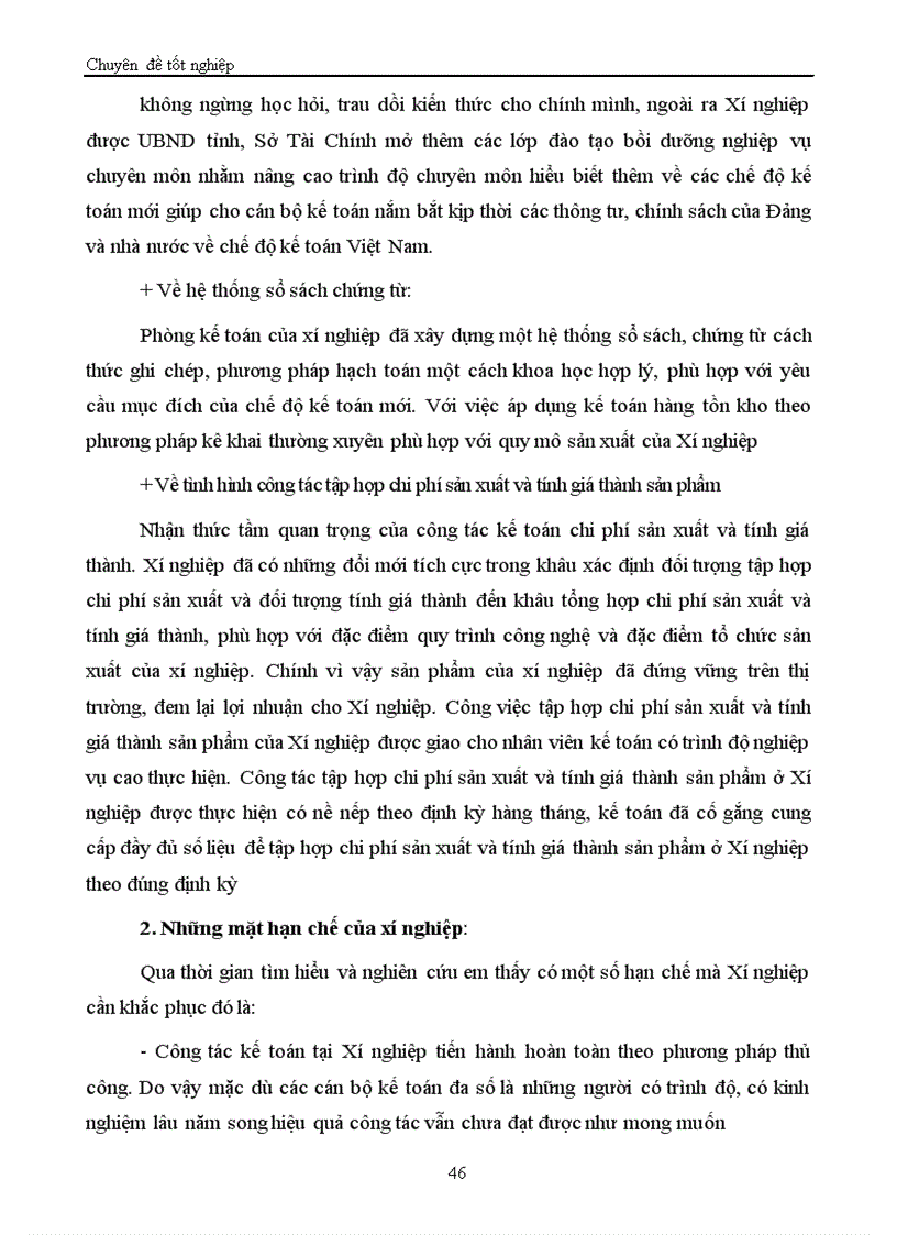 image for page Tổ chức kế toán chi phí sản xuất và tính giá thành sản phẩm 1