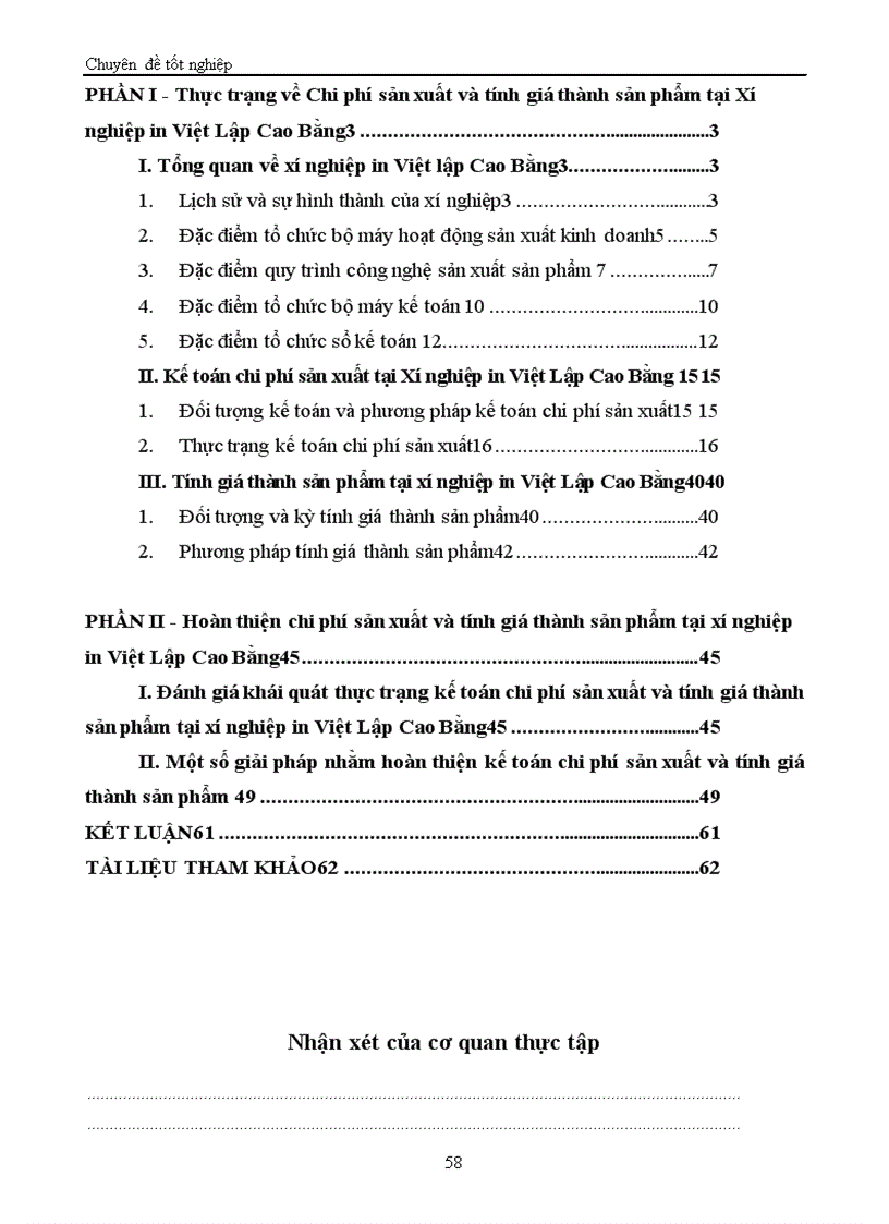 image for page Tổ chức kế toán chi phí sản xuất và tính giá thành sản phẩm 1