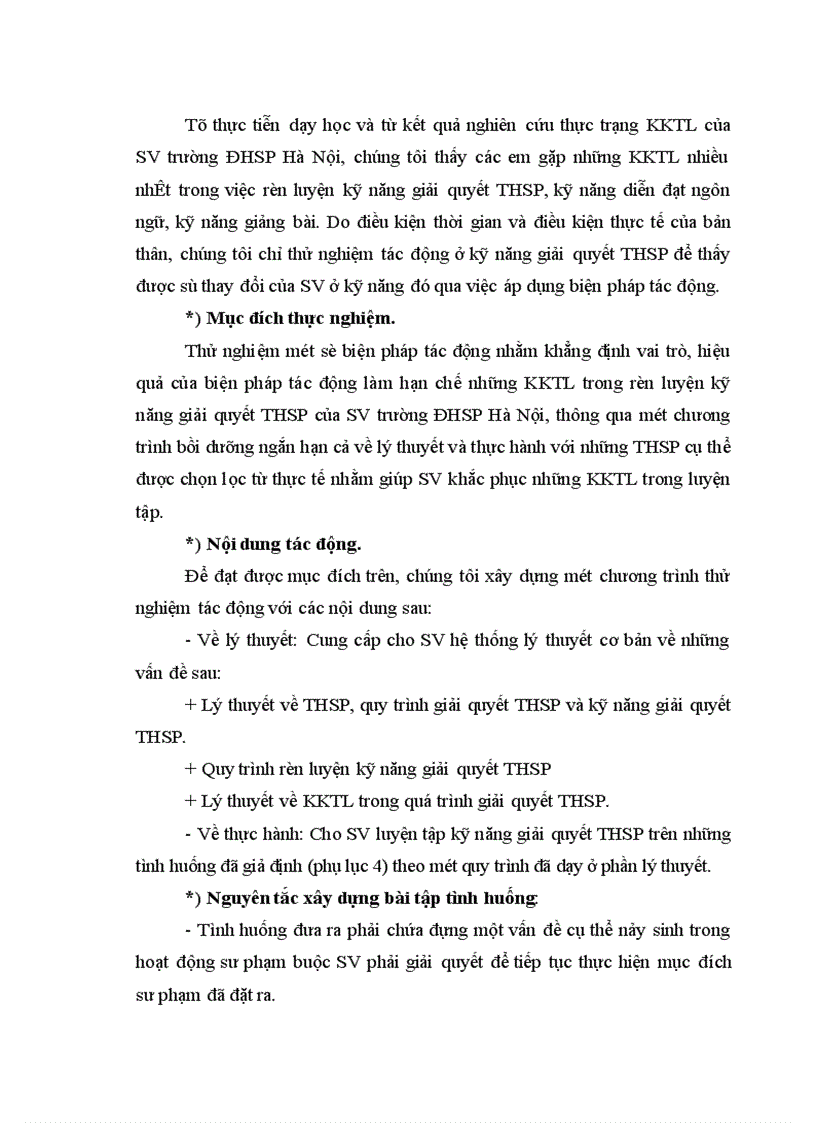 image for page Một số khó khăn tâm lý trong hoạt động rèn luyện nghiệp vụ Sư phạm của sinh viên trường ĐHSPHN 2