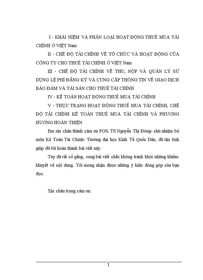 image for page thực trạng hoạt động thuê mua tài chính chế độ tài chính kế toán thuê mua tài chính và phương hướng hoàn thiện 1