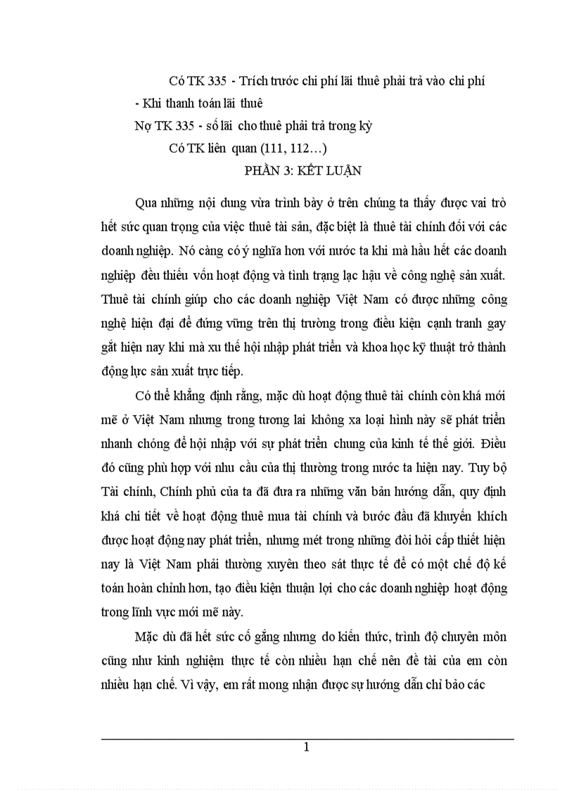 image for page thực trạng hoạt động thuê mua tài chính chế độ tài chính kế toán thuê mua tài chính và phương hướng hoàn thiện 1
