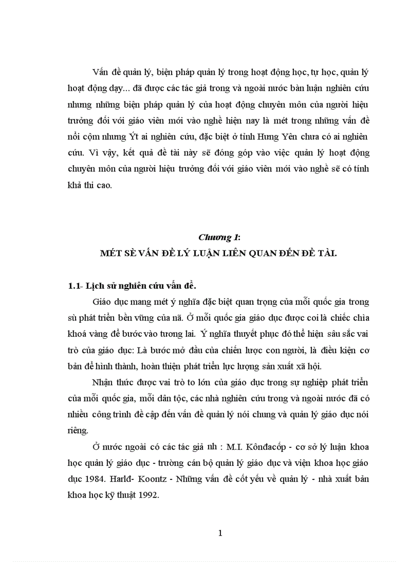 image for page Biện pháp quản lý hoạt động chuyên môn của hiệu trưởng đối với giáo viên mới vào nghề ở một số trường THPT tỉnh Hưng Yên