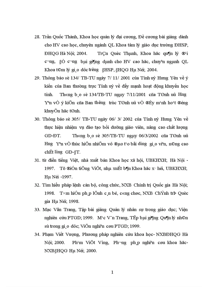 image for page Biện pháp quản lý hoạt động chuyên môn của hiệu trưởng đối với giáo viên mới vào nghề ở một số trường THPT tỉnh Hưng Yên