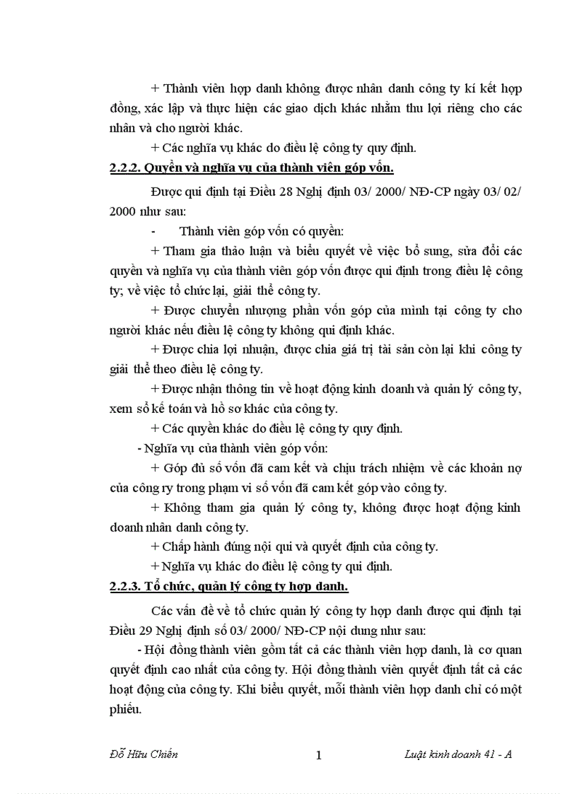 image for page Công ty hợp danh chế độ pháp lý thành lập hoạt động 1
