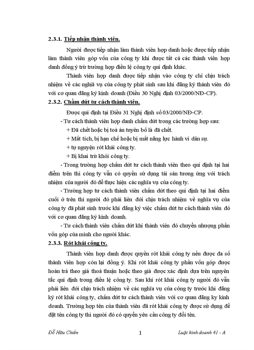 image for page Công ty hợp danh chế độ pháp lý thành lập hoạt động 1
