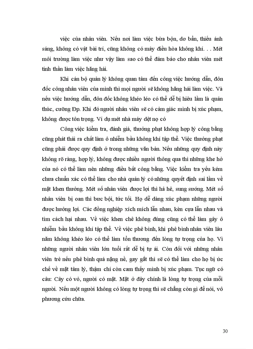 image for page Trình bày tác động làm ô nhiễm bầu không khí tập thể của điều phối hoạt động của doanh nghiệp yếu kém