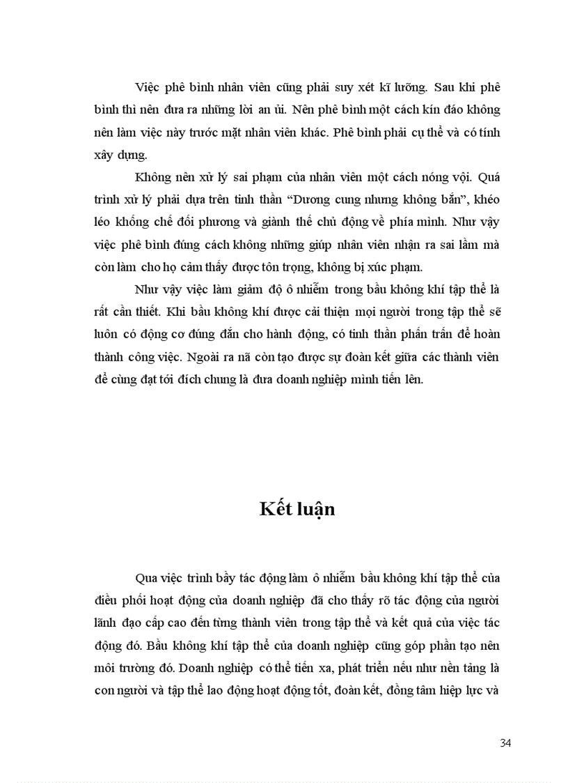 image for page Trình bày tác động làm ô nhiễm bầu không khí tập thể của điều phối hoạt động của doanh nghiệp yếu kém