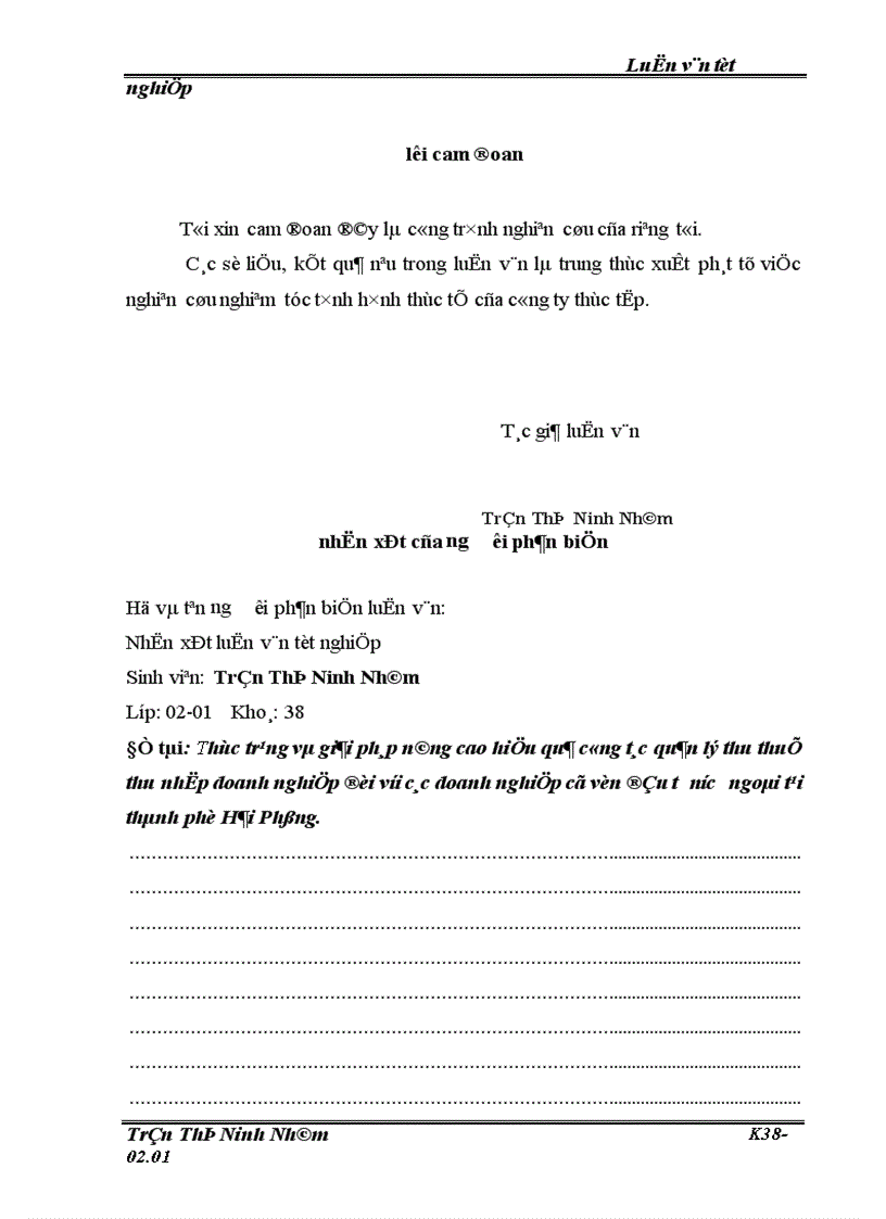 image for page Một số thực trạng cùng những giải pháp nhằm nâng cao hiệu quả công tác quản lý thu thuế thu nhập doanh nghiệp đối với các doanh nghiệp có vốn đầu tư nước ngoài tại thành phố Hải Phòng